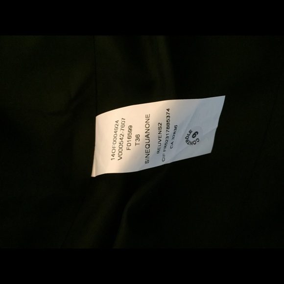 Sinequanone designed in Paris brown black blazer - Picture 5 of 7